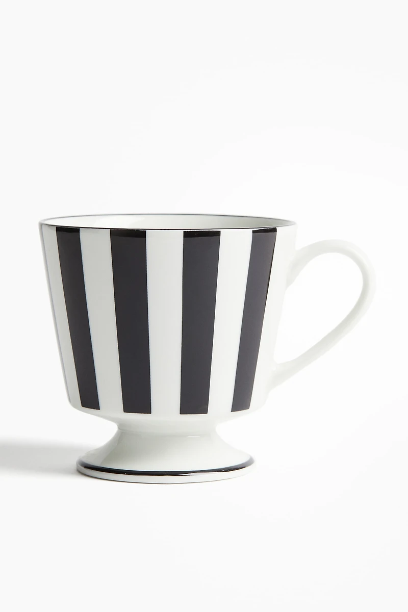 Footed Porcelain Mug