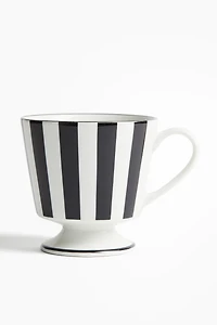 Footed Porcelain Mug