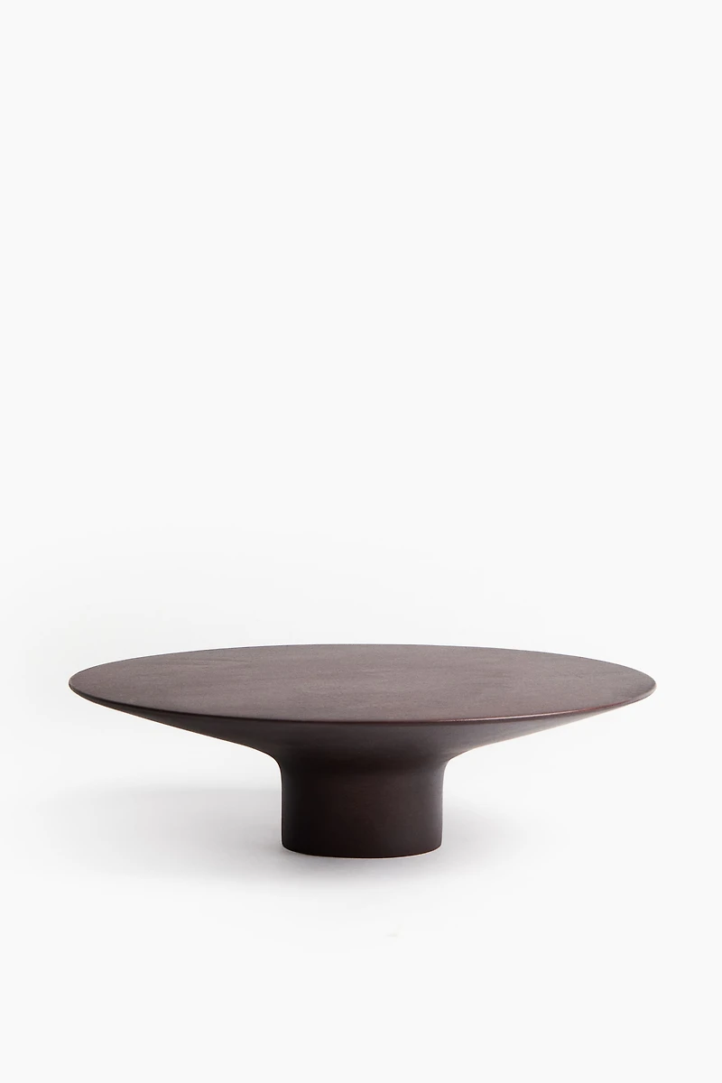 Assiette de service sur pied