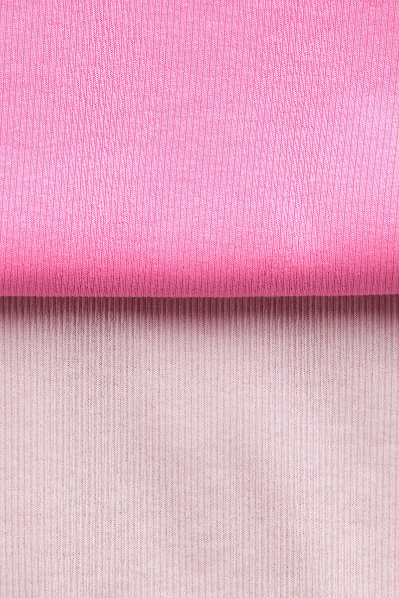 2-Pack Ribbed Cotton T-Shirts