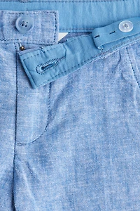 Linen-Blend Chino Shorts