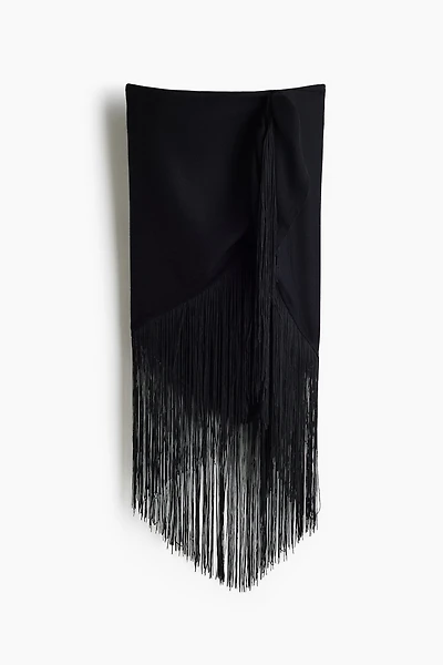 Fringe-Trimmed Scarf