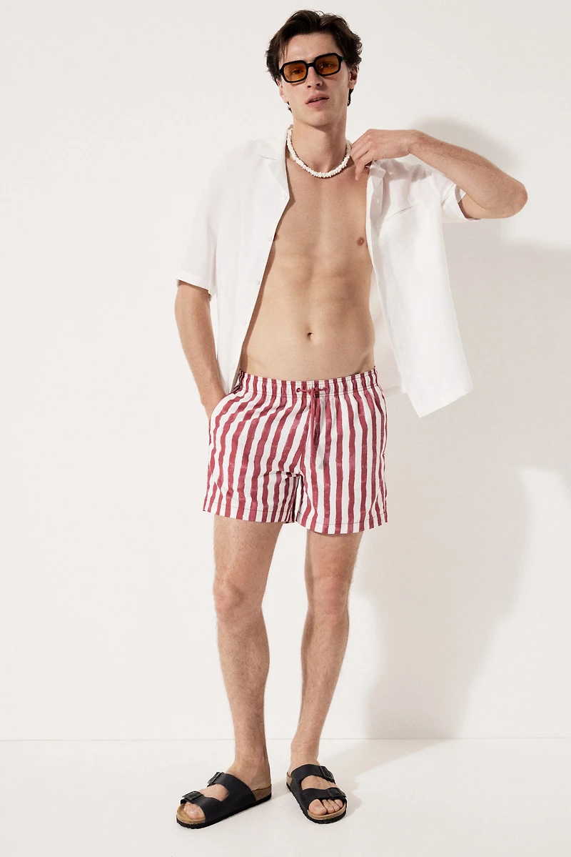 Patterned Swim Shorts