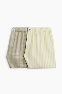 Lot de 2 caleçons tissés