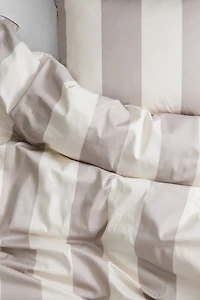 Cotton Sateen Twin Duvet Cover Set