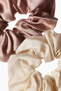2-pack Silk Scrunchies