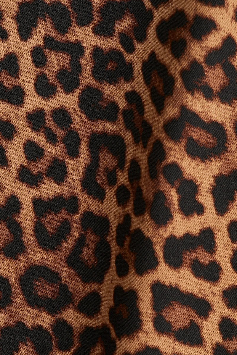 Robe droite en sergé