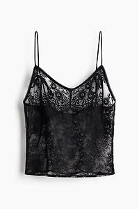 Lace strappy top