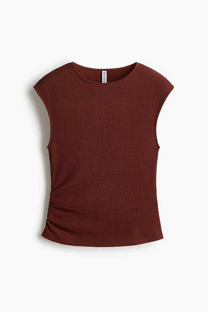 Textured Jersey Top