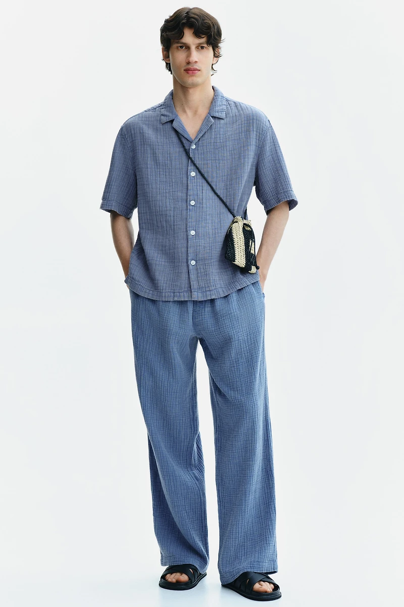Chemise décontractée en mousseline