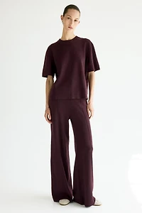Fine-Knit T-Shirt