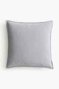 Housse de coussin en lin mélangé