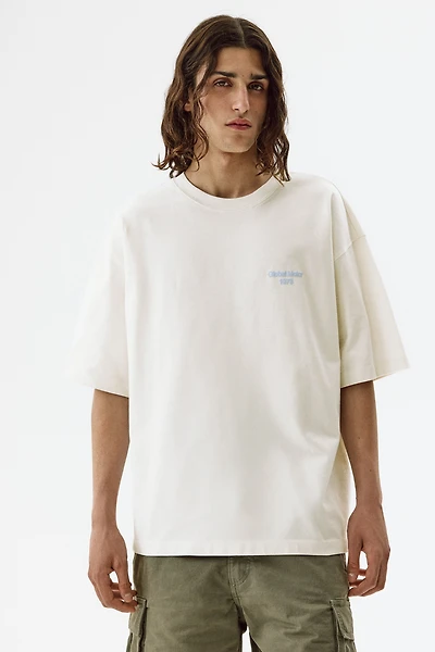 Oversized Printed Cotton T-Shirt