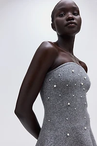 Haut bandeau avec perles de fantaisie