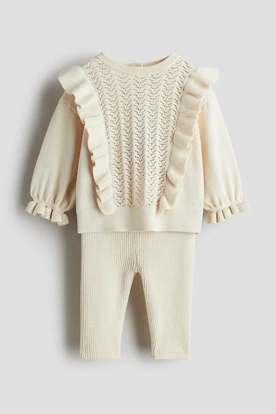 2-Piece Cotton-Knit Set