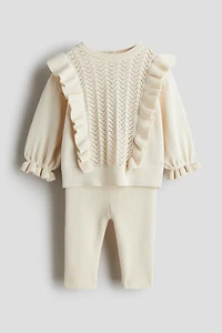 2-Piece Cotton-Knit Set