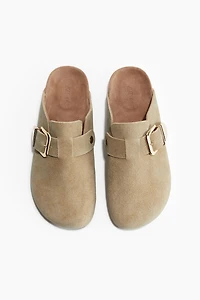 Suede Mules
