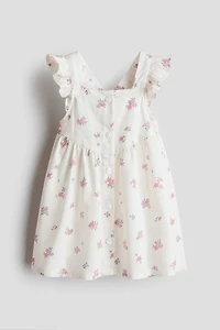 Robe à volant en coton