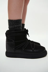 Laced Padded Boots