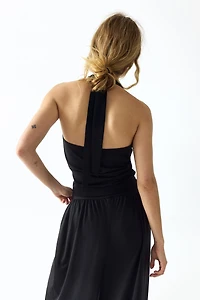 Jersey Halterneck Top