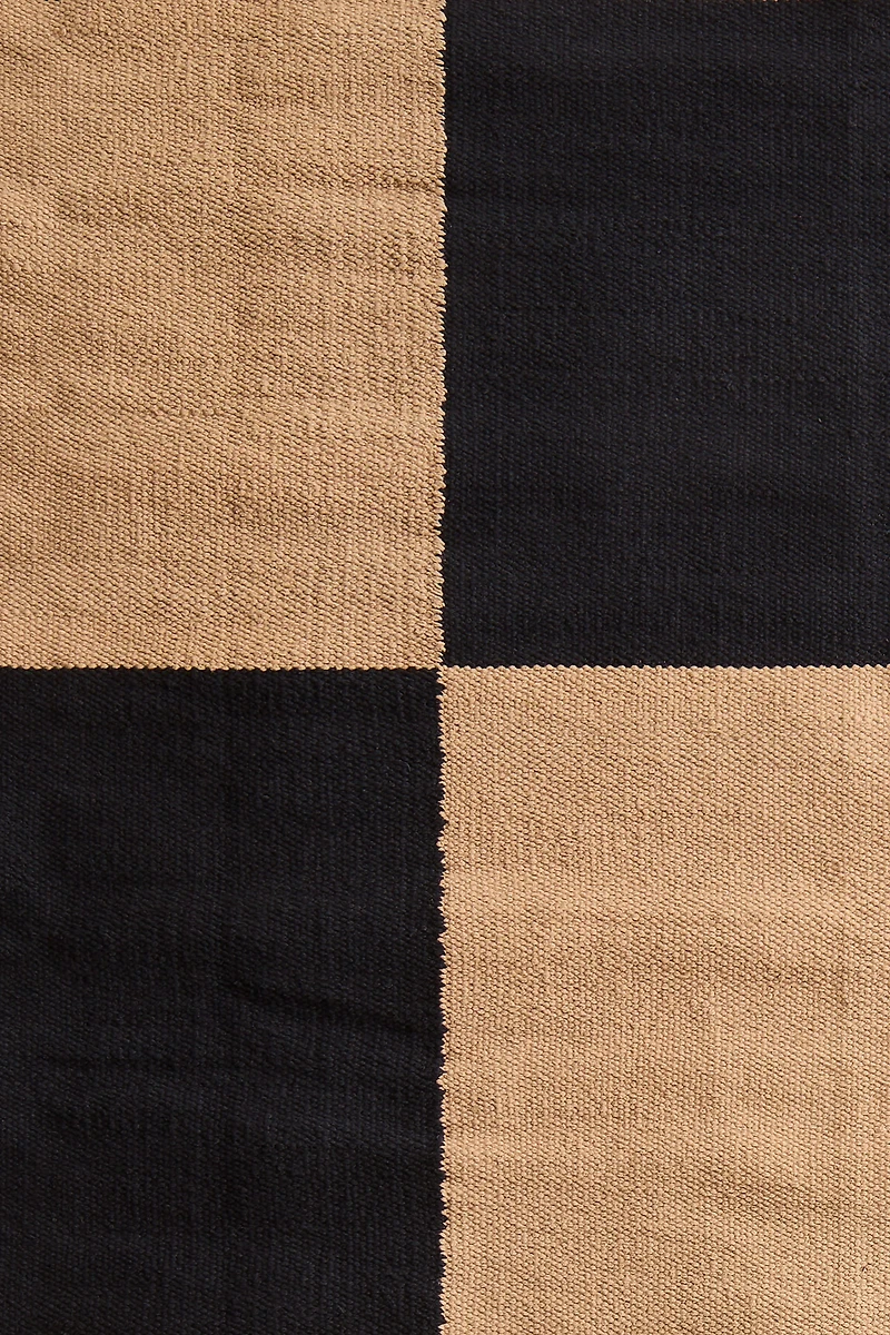 Checked Cotton Rug