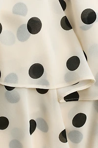 Flounced Halterneck Dress