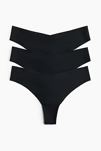 3-Pack Microfiber Brazilian Briefs