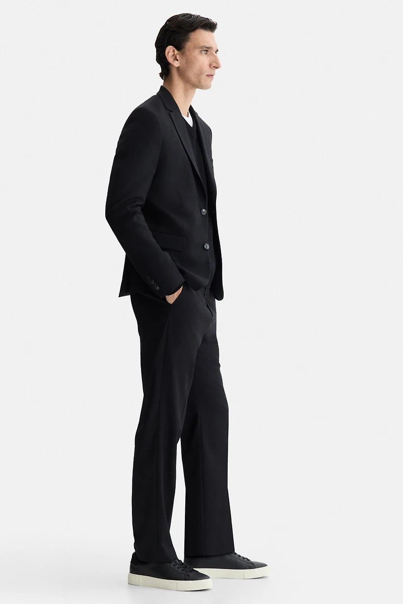 Regular-Fit Single-Breasted Jacket