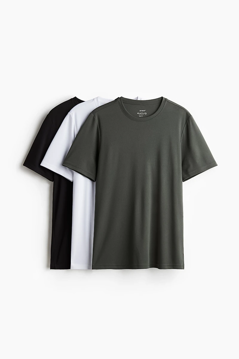 3-Pack Regular-Fit Sports Shirts with DryMove™