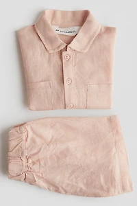 2-Piece Linen-Blend Set