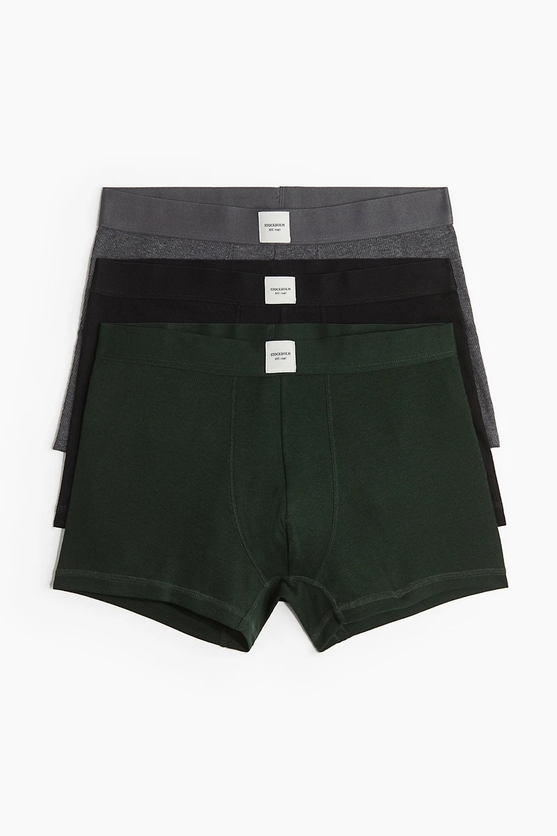 3-Pack Short Boxer Briefs with Lycra®