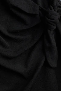 Textured Wrap Dress
