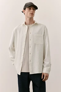 Regular Fit Seersucker Shirt