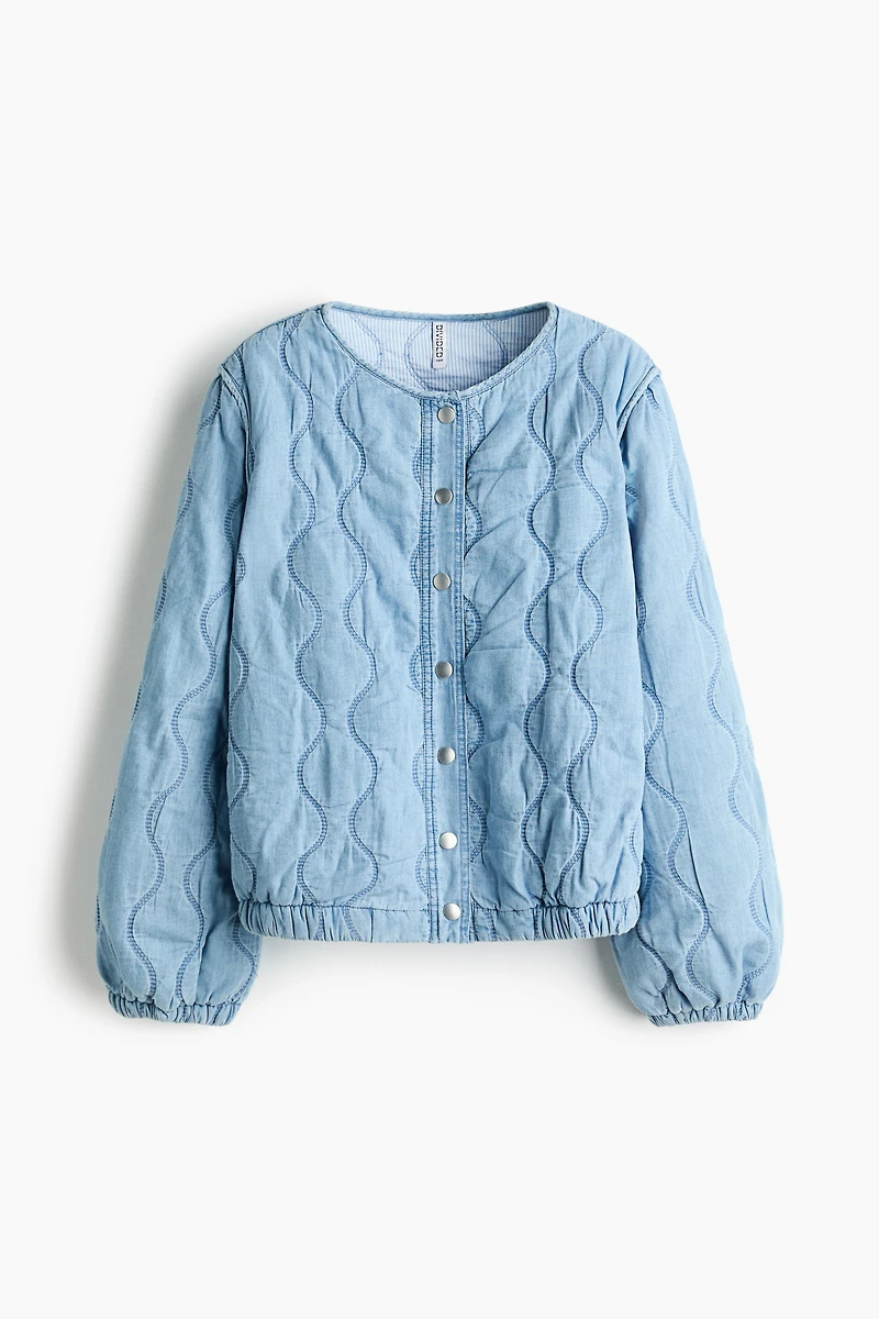 Quilted Denim Jacket