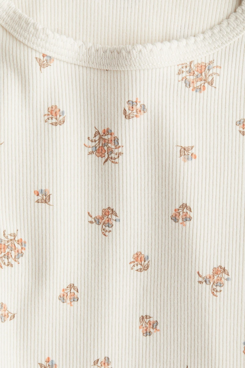 Ribbed Cotton Top