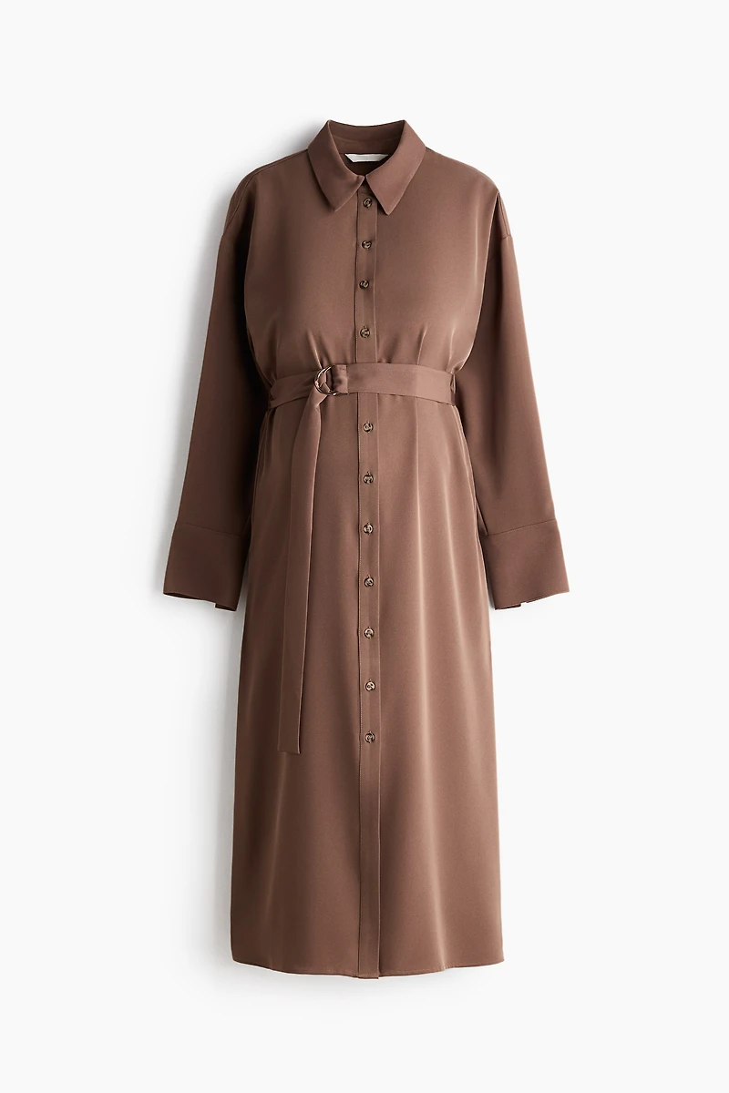 Shirt Dress with Belt
