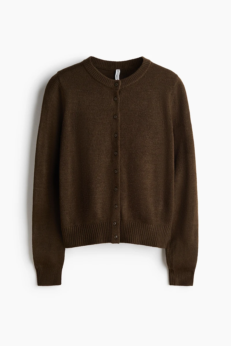 Textured-Knit Cardigan