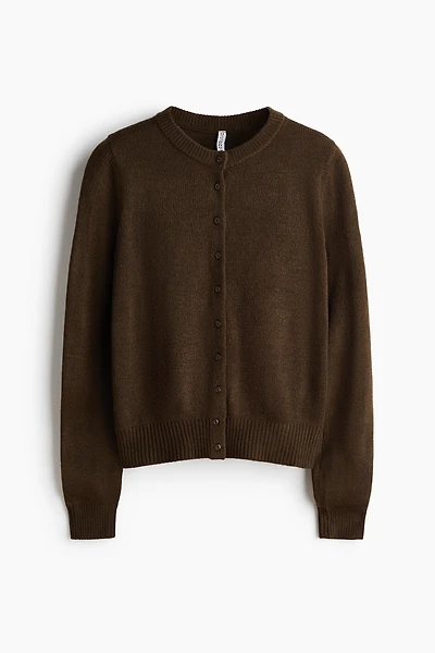 Textured-Knit Cardigan