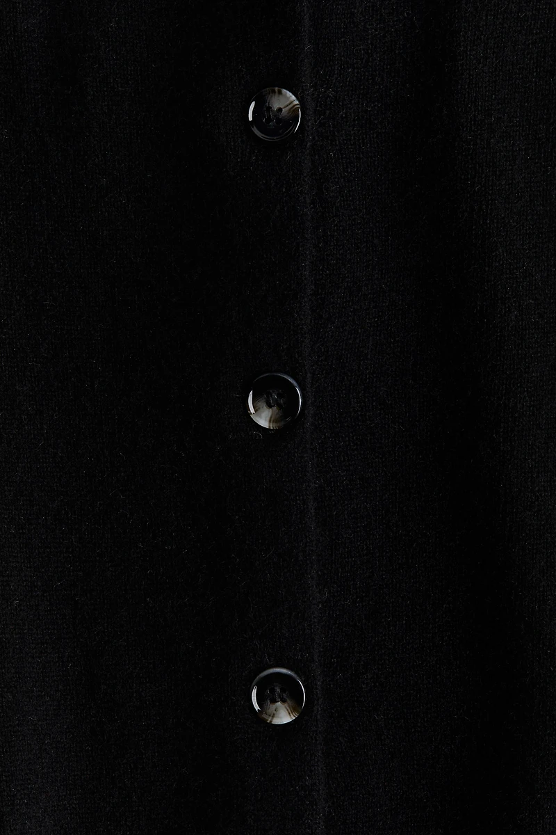 Fine-Knit Cashmere Cardigan