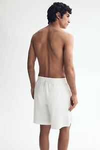 Relaxed-Fit Waffled Shorts