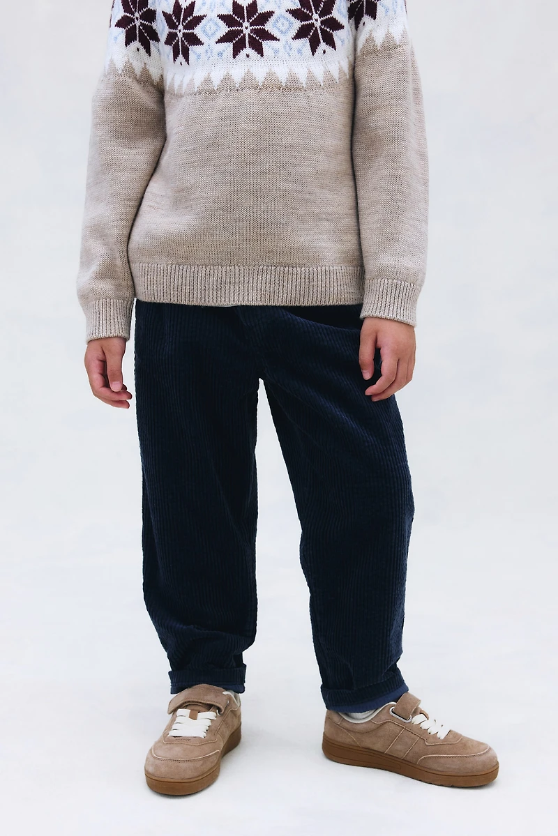 Cotton Corduroy Pants