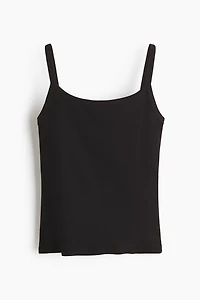 Ribbed Cotton Tank Top