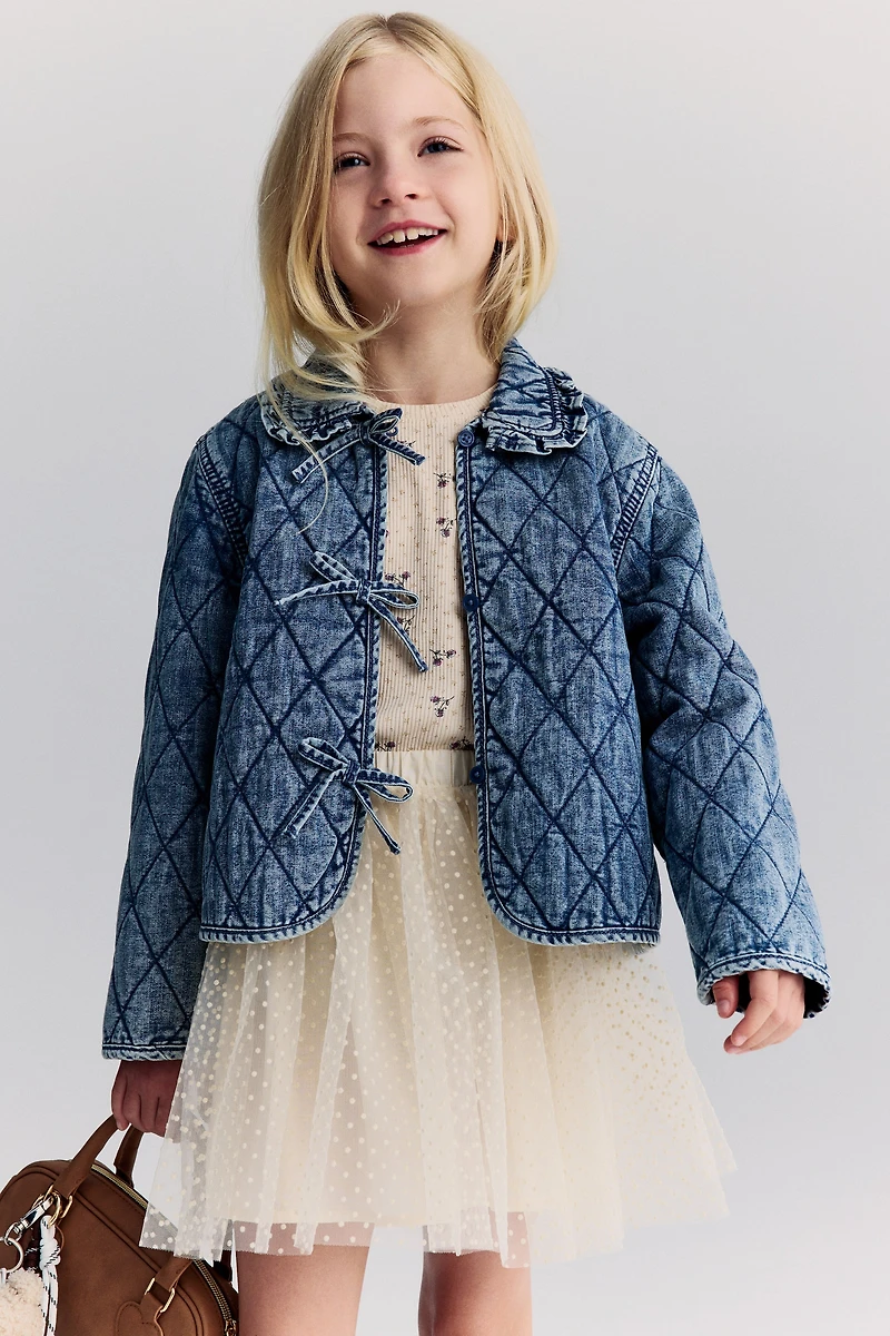 Quilted Denim Jacket