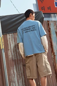 Loose-Fit Cargo Shorts