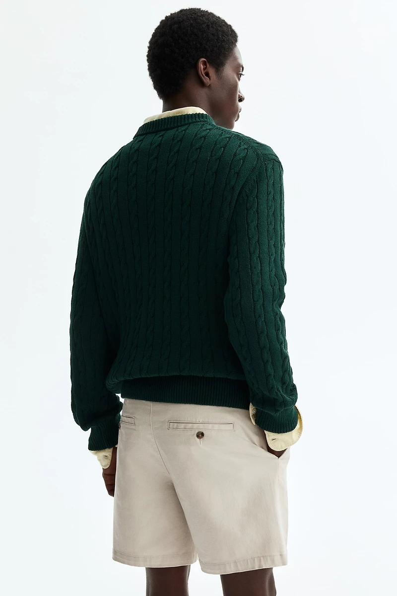 Regular-Fit Cotton Chino Shorts