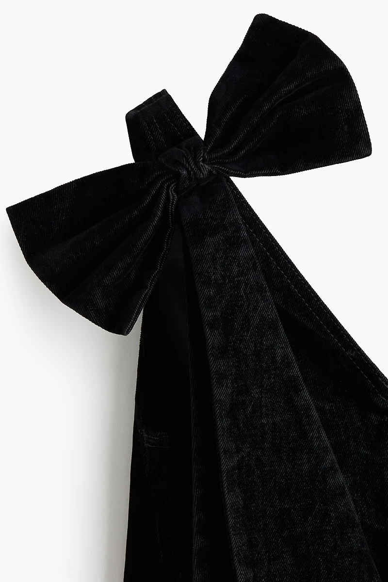 Bow-Detail Mini Dress