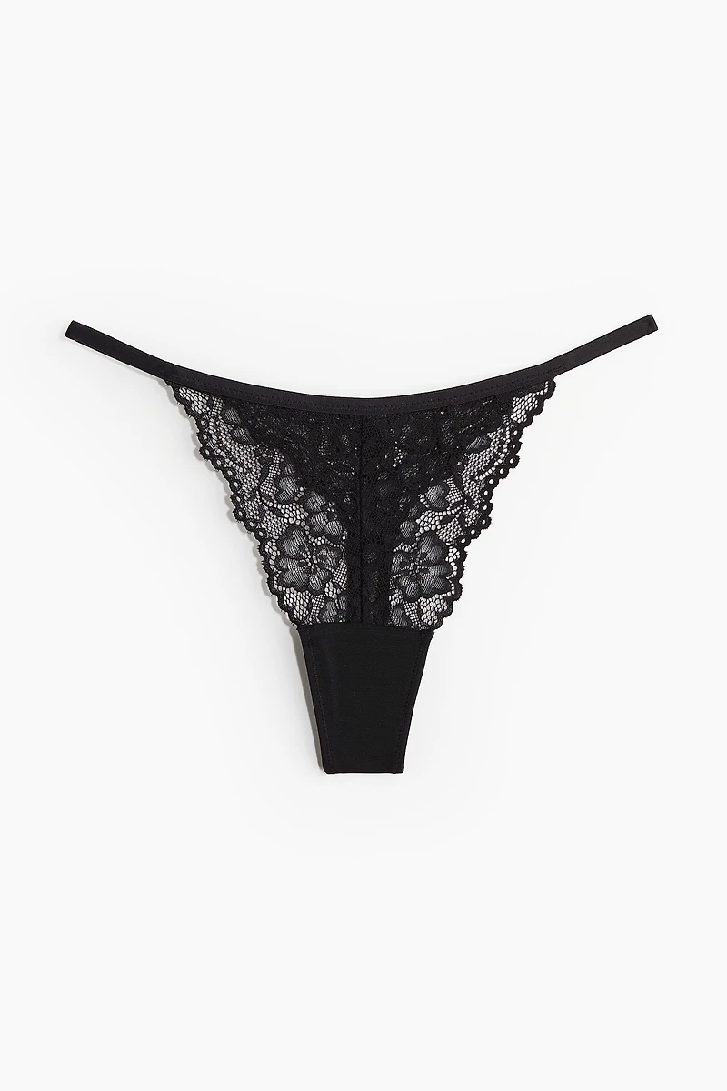 3-pack Lace Thong Briefs