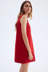 Twill Shift Dress