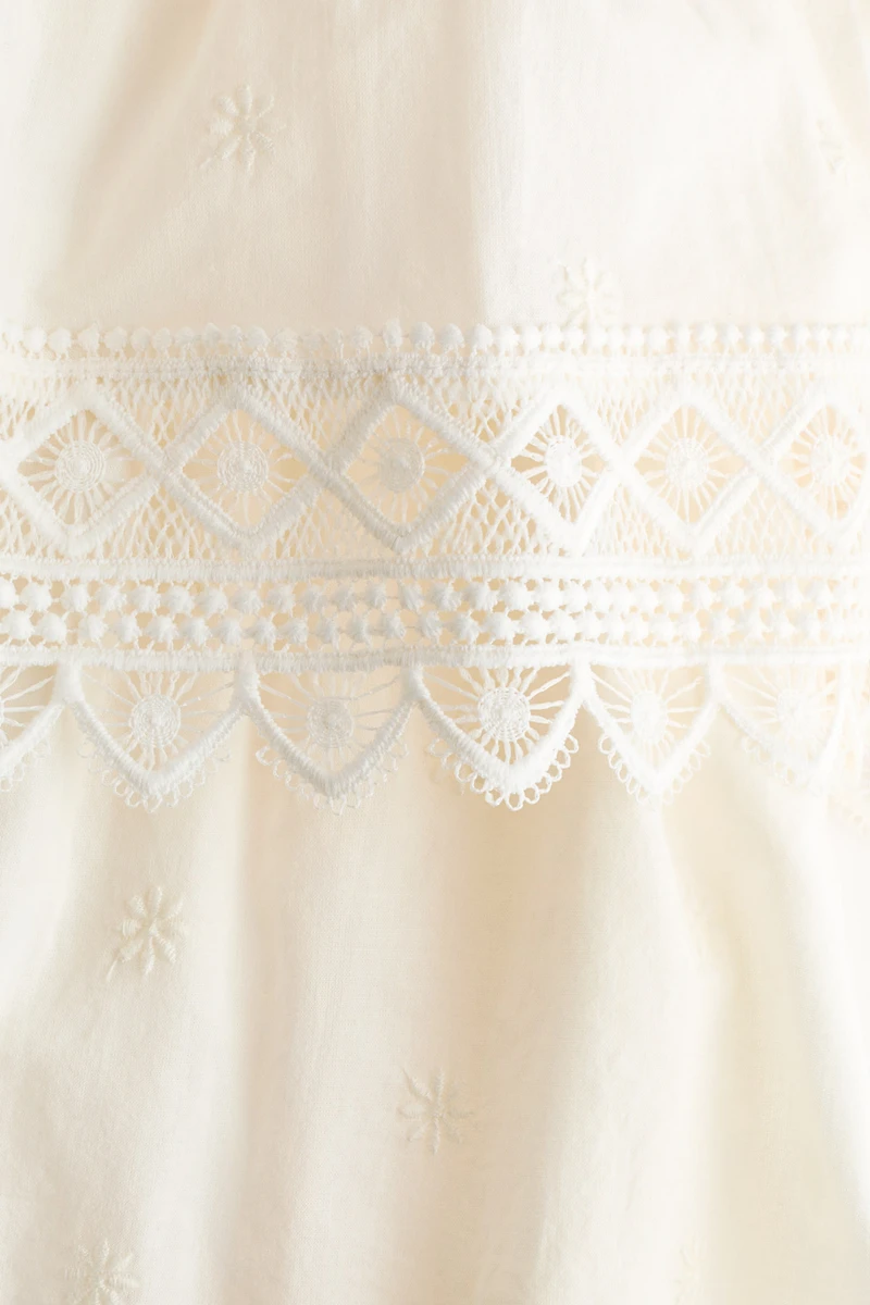 MAMA Robe d'allaitement avec dentelle