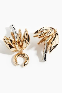 Palm Tree Pendant Earrings